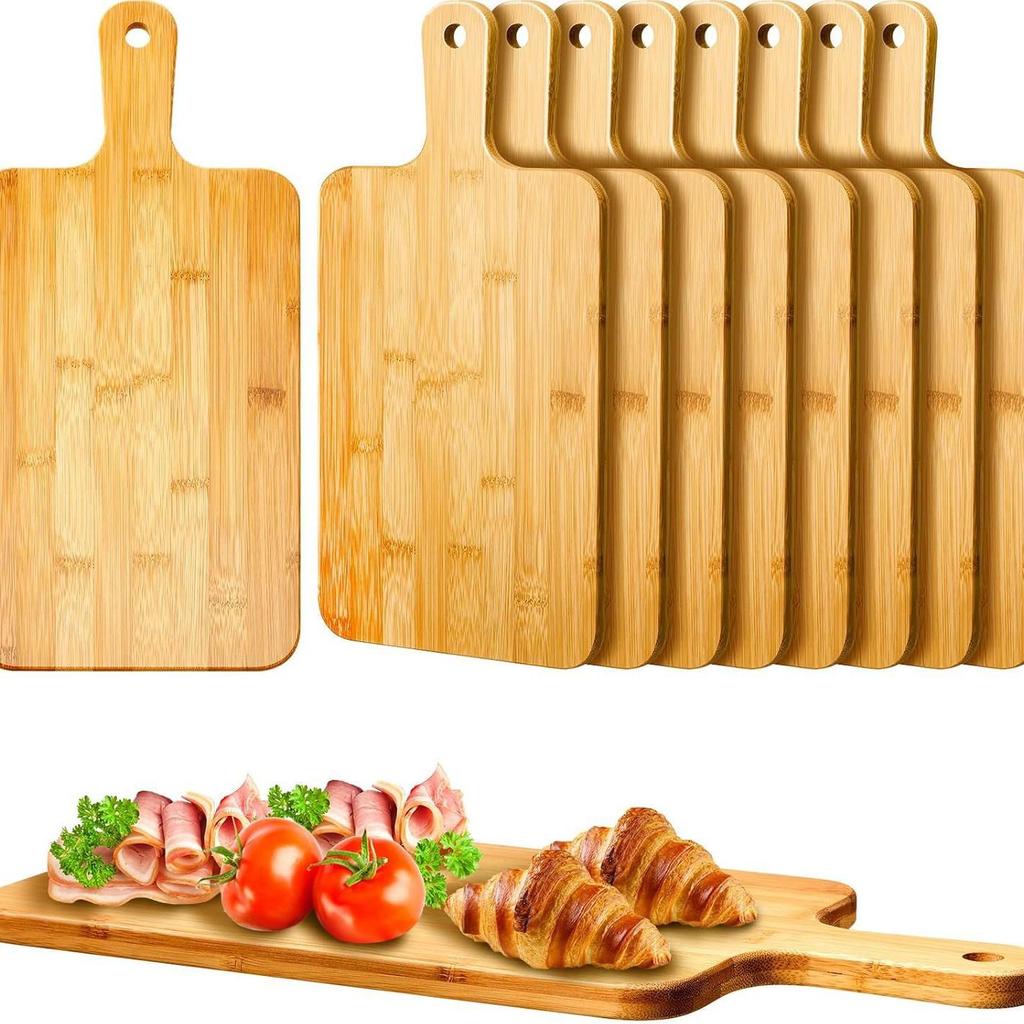 Bamboo Antibacterial Cutting Board - Food Grade, Anti-Mold, Double-Sided Kitchen Use