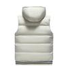 Hooded Vest Printed Vest for Men In Autumn and Winter New Loose Outerwear Thickened Warm Jacket for Men