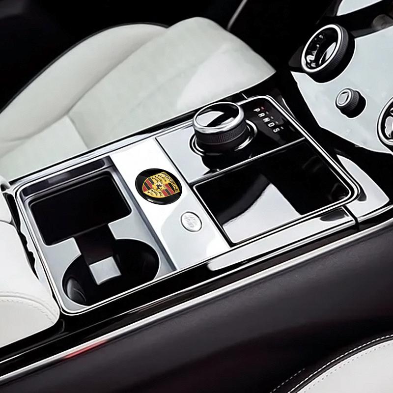 Car Lock Keyhole Stickers Door Lock Protect Car 3D Stickers For Porsche Boxster Cayenne Panamera Macan Cayman 911 918 996 917 991