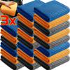 Car Wash Towel Glass Cleaning Water Drying Microfiber Window Clean Wipe Auto Detailing Waffle Weave for Kitchen Bath Home Office