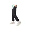 Anta Solid Color Cuffed Sports Pants Women bottoms Black 162238314-2
