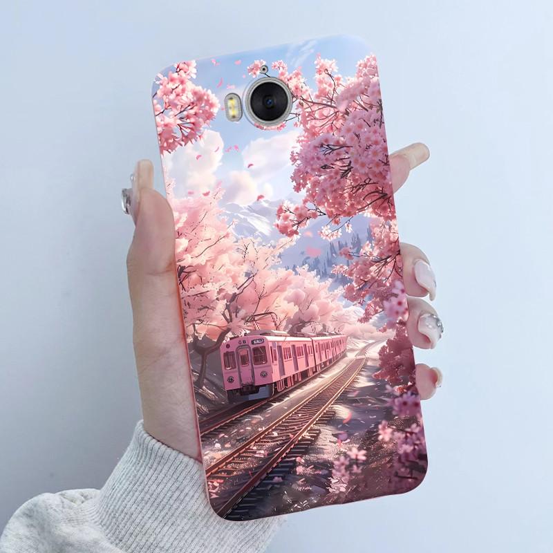 For Huawei Y5 2017 Y6 2017 Phone Case Butterfly Flower Girl New Design Soft Silicone TPU Back Housing for MYA-L22 MYA-U29 Covers