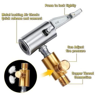 For Campers For Trucks Valve Clip Chuck Inflator Pump