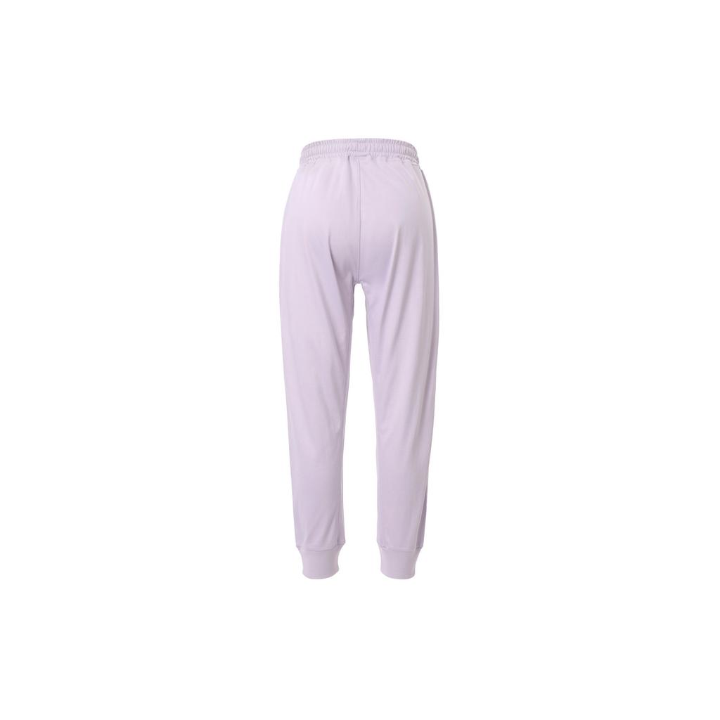 Adidas Cotton Joggers With Letter Logo Print Women Bottoms Silver IM8863