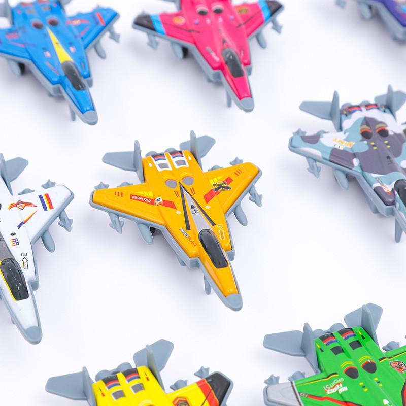 Traditional Plastic Inertia Fighter Plane Toy For Kids Indoor Play And Rewards