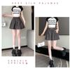 2025 Sweet Korean High-Waisted Quick-Dry Ruffle Pants with Pockets