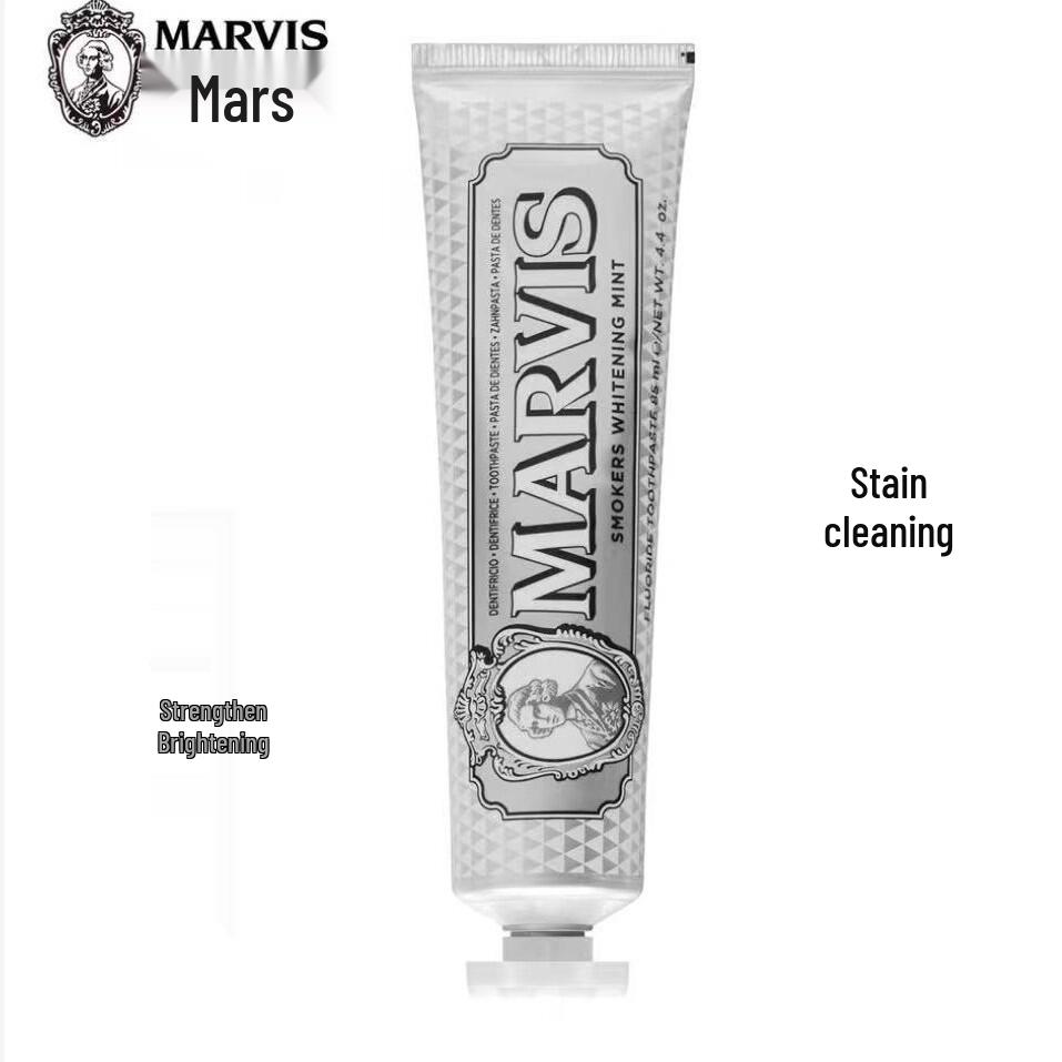 Silber Minze Aufhellende Italienische Mars Zahnpasta, 85ml.