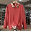 Plus Size 5XL-13XL Autumn Oversize POLO Long Sleeve Tops for Men Pullovers Casual Men's Sweatshirts