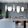Nordic Creative Blue Glass Pendant Light Gradient Glass Pendant Light Hotel Lighting Bar Restaurant Decoration LED Lights