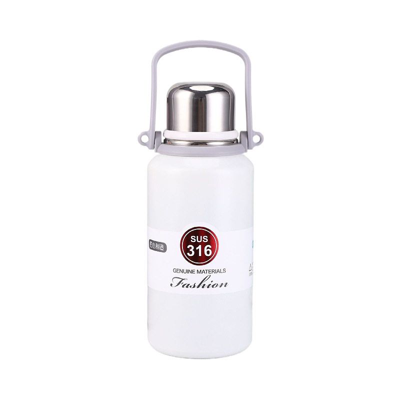 Large Capacity Vacuum Cup 316 Stainless Steel Outdoor Household Satchel Water Kettle Student Neutral Convenient Sports Drinking Cup