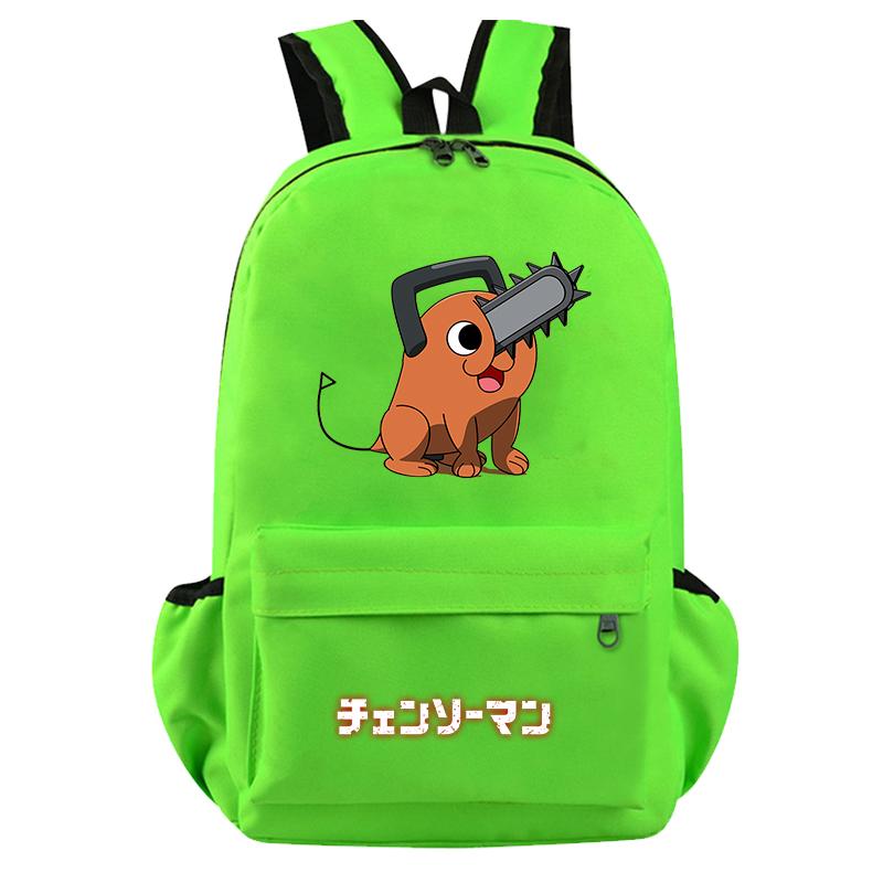 Anime Chainsaw Man Rucksack für Jungen Mädchen Hildren Zurück zur Schule Schultasche Student Kawaii Rucksack Luffy Nami Lysop Leichte Taschen