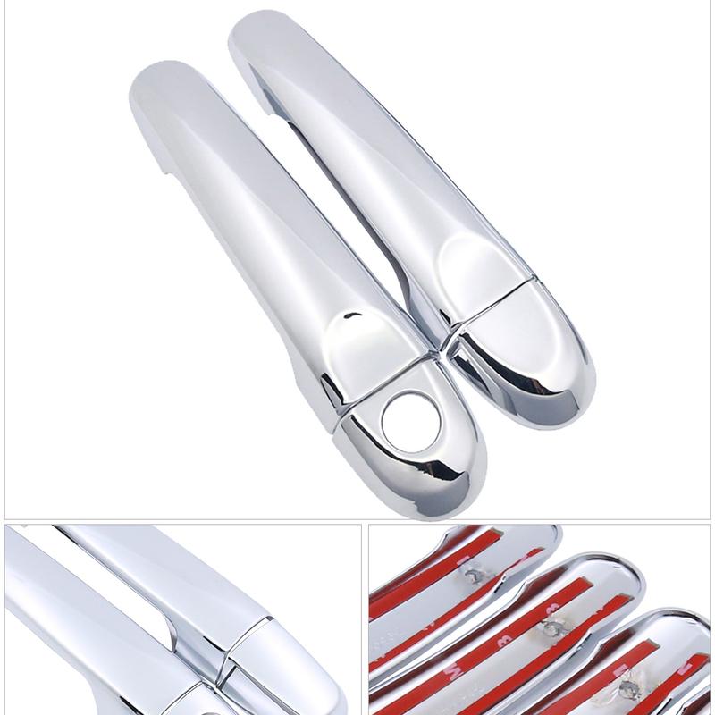 For Nissan JUKE F15 Infiniti ESQ 2010~ Chrome Door Handle Cover Catch Trim Set Car Cap Accessories 2011 2012 2013 2014 2015