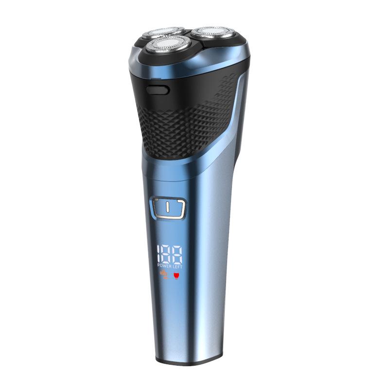 Fanke Men's Three-Blade Electric Rotary Shaver, Fully Washable
