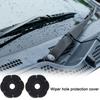 2Pcs Car Windshield Wiper Arm Protector Cover Dustproof Blades Auto Wiper Pad Prevent Leaves Protective Covers Accessories