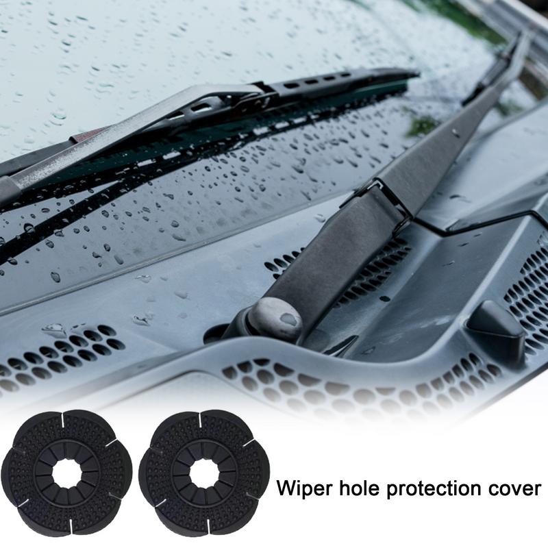 2Pcs Car Windshield Wiper Arm Protector Cover Dustproof Blades Auto Wiper Pad Prevent Leaves Protective Covers Accessories