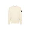 Logo Patch Crewneck Sweatshirt Natural Men Tops Tan 801566060-V0191