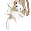 Stuffed Animal Bag Charm Cute Flying Squirrel Purse Pendant Plush Backpack Ornament for Women Girls Kids Adults Daily Outdoor