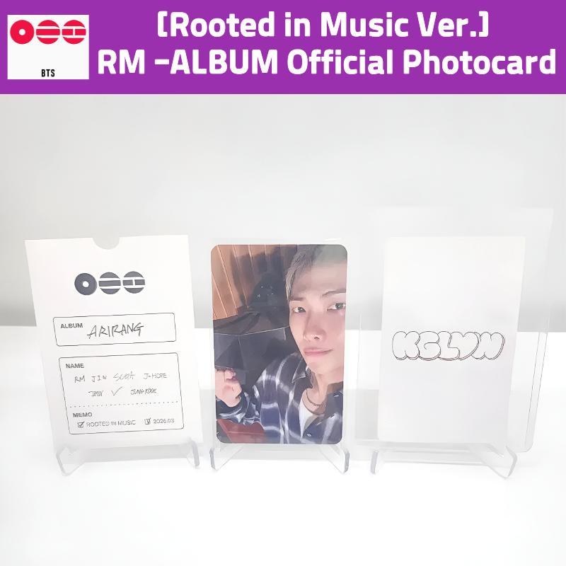 BTS ARIRANG Album POB Vorteil Fotokarte Offizielles Geschäft Geschenk Auswahl RM - ALBUM MUSIC VER