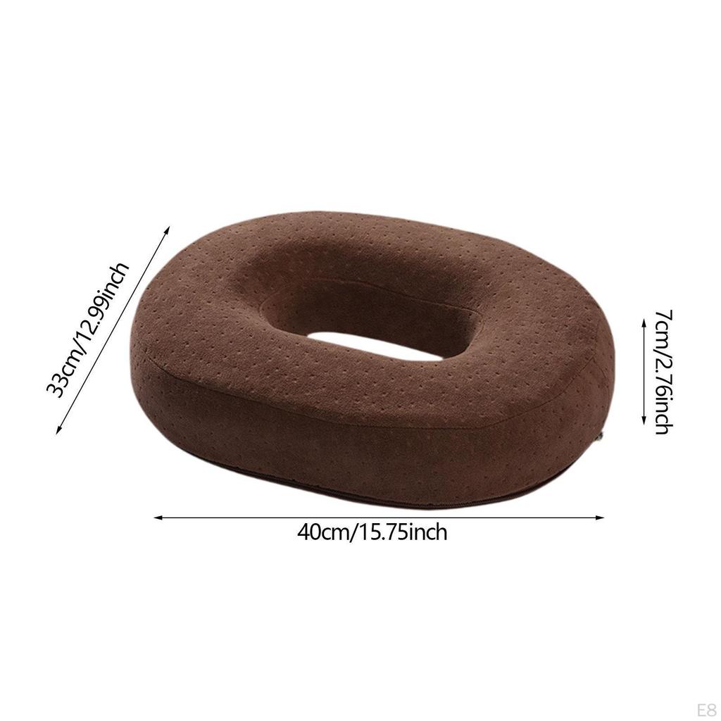 Donut -Pillow -Serch Cushion -Sating Block Breathable Remuneable Coverage Memory Foam Or