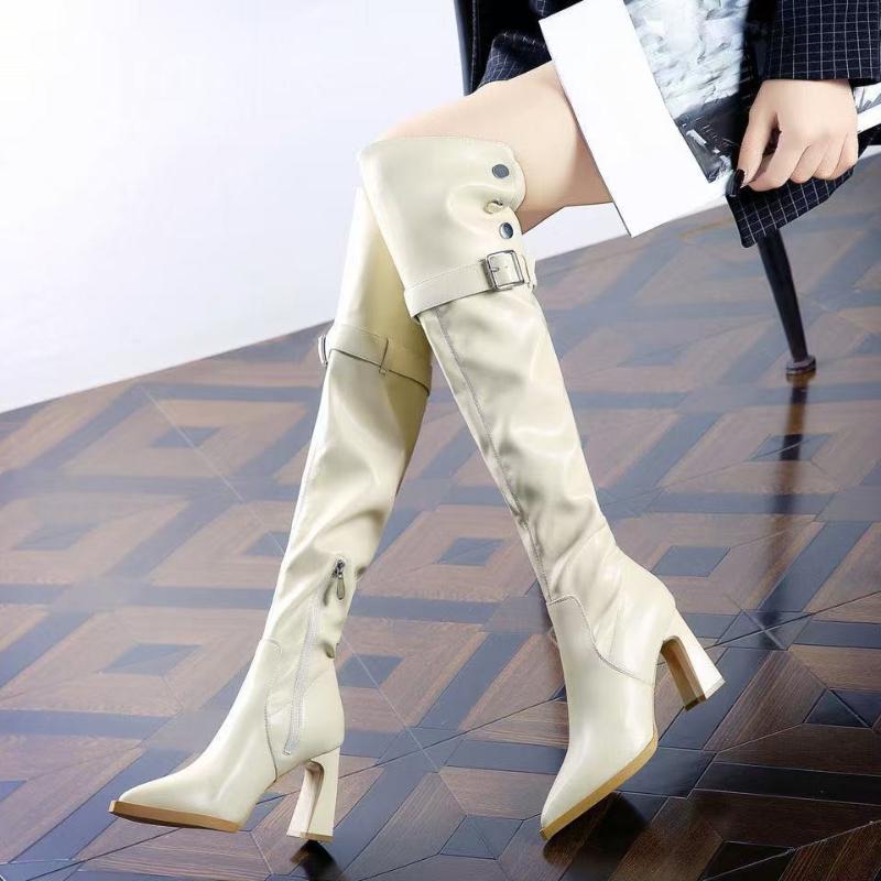 Fashion American Style Pointed Toe Plus Big Size Thigh High Boots for Women 2025 New Gothic Sale Cosplay Above Over The Knee Shoes Woman
