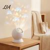 Decorative Projection Device Ocean Theme Projector Light for Kids Room, Rotating Night Light, Adjustable Angle & Brightness, Dynamic LED Atmosphere