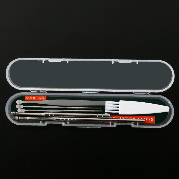 6-teiliges tragbares Spiral-Ohrreinigungs-Werkzeugset