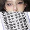 Manga Natural Lashes Clusters Wispy C Curl Individual Lashes  for Eyelash Extensions