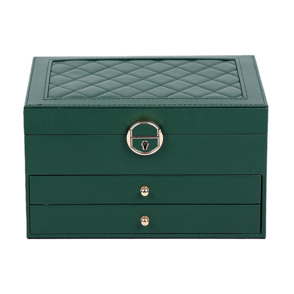 Tanyun Zhiyuan Doppelschichtige High-End PU-Leder Schmuckaufbewahrungsbox