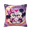 Disney Cartoon Minnie Mouse Cushion Covers Polyester Anime Throw Pillow Case for Sofa Car Square Pillowcase Bedroom Decoration