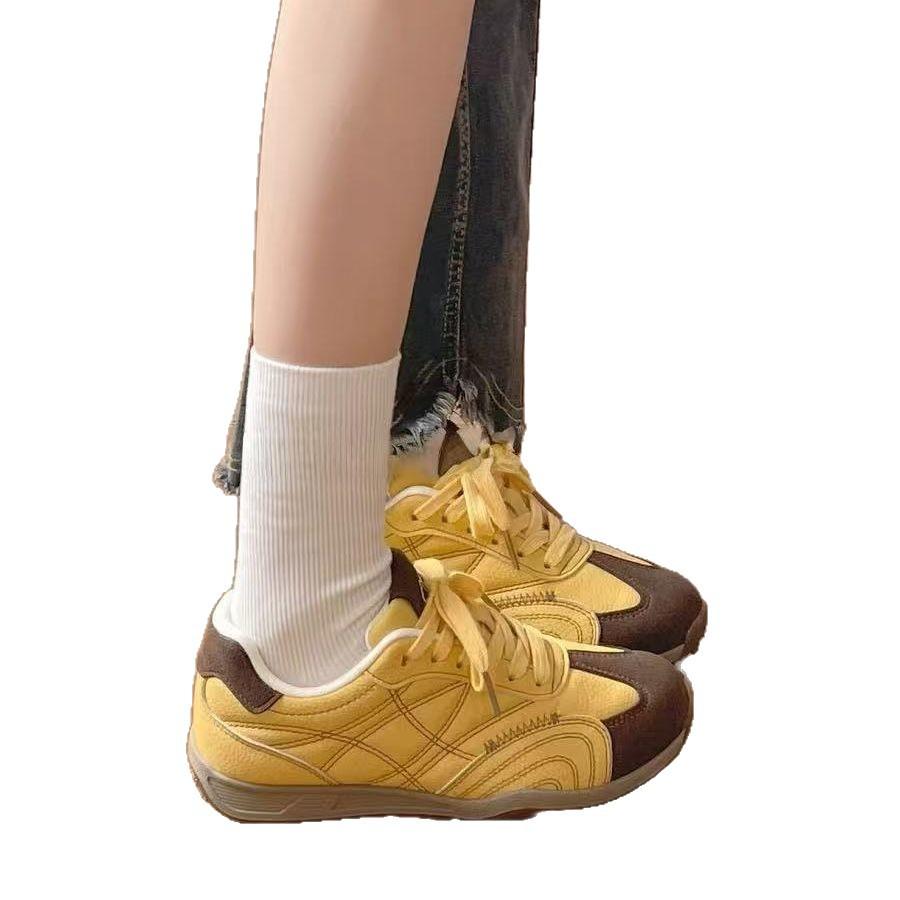 Korean retro German training shoes women's new autumn women's shoes platform casual shoes