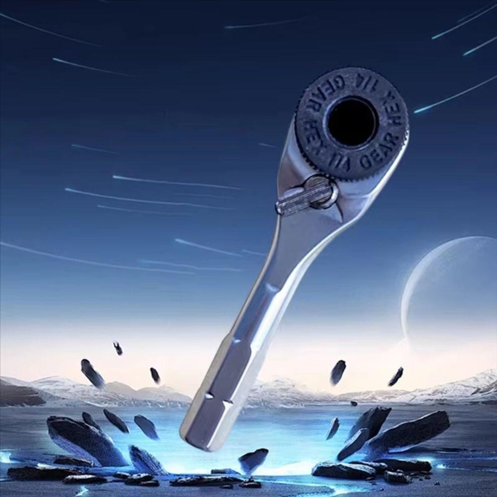 6.35mm Mini Ratchet Wrench Precision Hexagonal Ratchet Wrench Torque Wrench  Hand Repair Tools