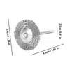 Brush Head Wire Brush Set Electric Grinder Rotary Tool Brushes for Deburring Polishing Rust Removal Walnut Wenwan Cleaning