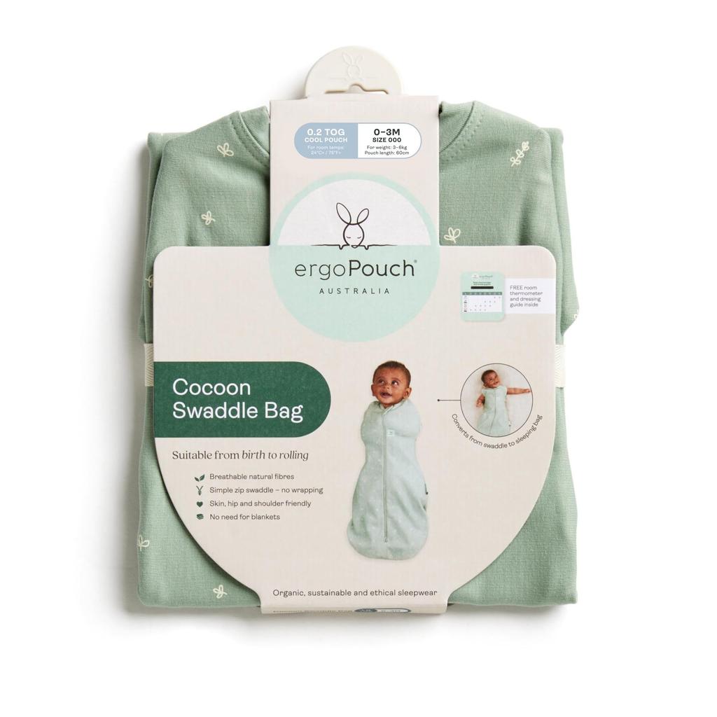 ErgoPouch Kokon Pucksack [Authentisch] Pucksack, 0,2 TOG, 0-3M, Haferflocken Melange