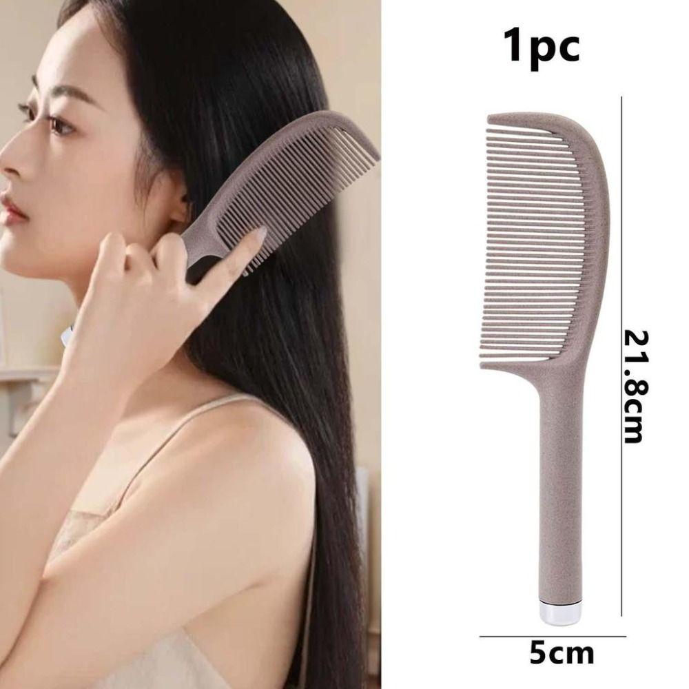 Portable Anti-Static Coffee Grounds Comb Oil-removing Tangle-free Fluffy Comb Hair Comb Create Smooth and Beautiful Hair