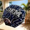 Dallas Cowboys Print Automatic Open Close Umbrella, Portable Foldable Umbrella, for Outdoor Commute Camping Trip, Ideal Birthday Gift