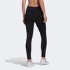 Adidas Linear Logo Print Tights Women Bottoms Black GL0633
