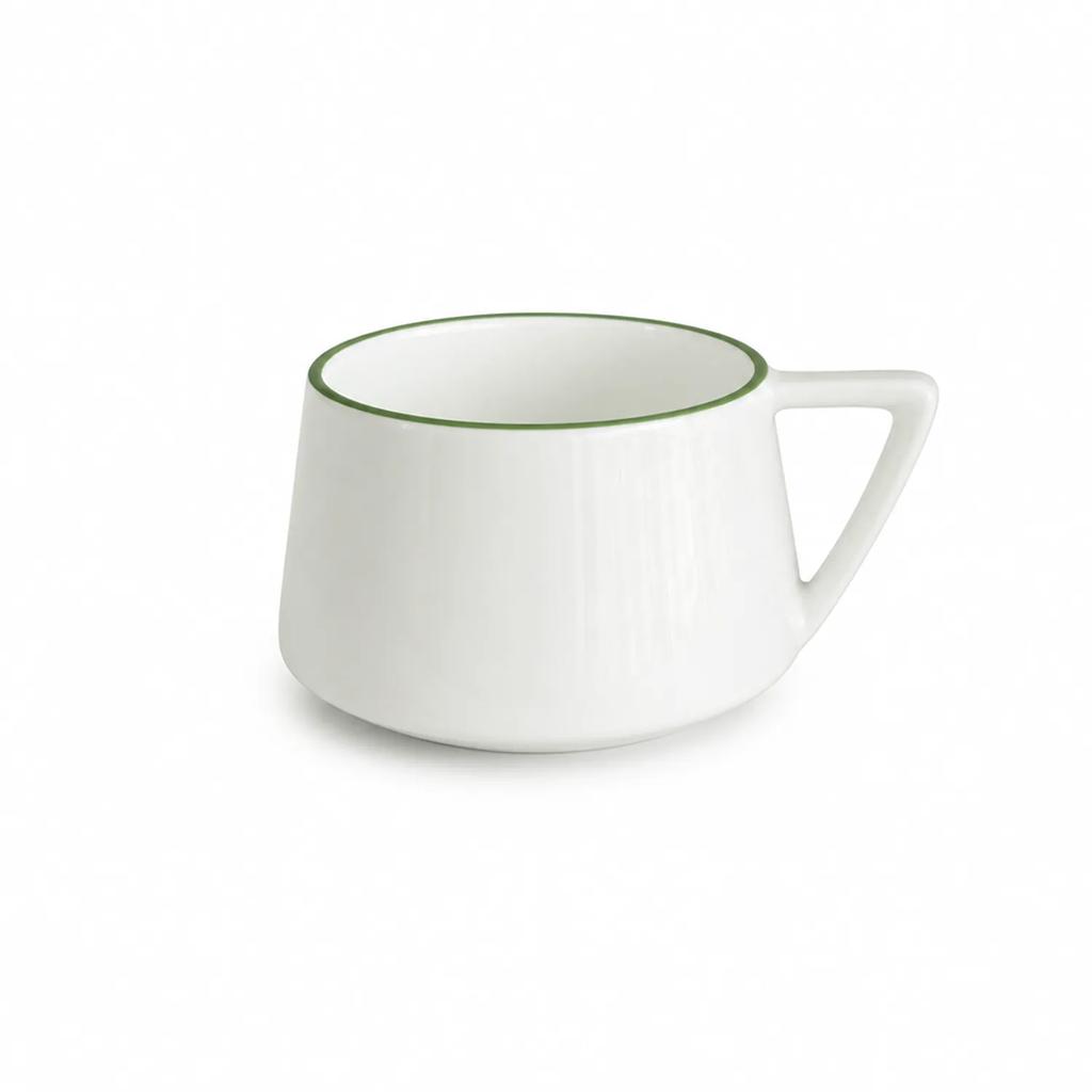 Duka DUVE Cup with Saucer, Rim