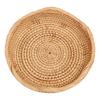   Basket Round Woven Storage Bowl Bread Fruit Serving Basket for Kitchen Dining Room Living Room