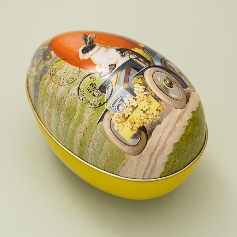 

Easter Egg Candy Box Iron Colorful Rabbit Chick Tin Egg Storage Box Spring Festival Happy Easter Day Kids Easter Ornament Favor