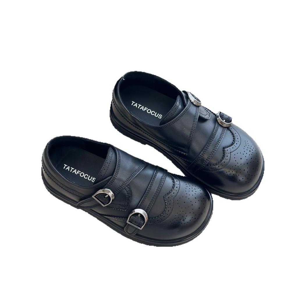 2025 New Thick-soled Heightening Loafers Women's Leather Versatile Autumn New Retro Casual Sports Shoes