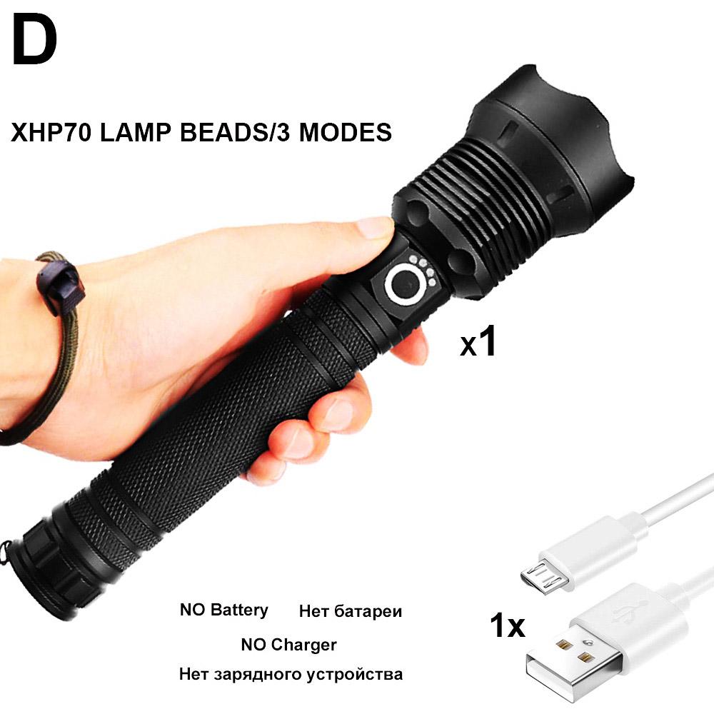 ZK20 XHP90/XPH70/XPH50 LED Flashlight Torch USB Rechargeable Power Display 26650 18650 battery Handheld Light Lantern