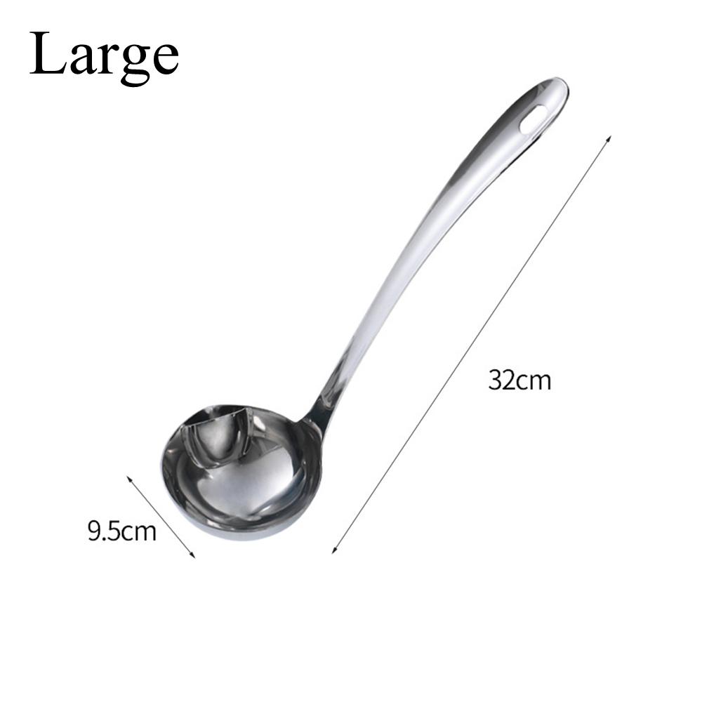 

Жироуловитель Дуршлаг Фильтр Жироуловитель для Супа Отделение Масла Нержавеющая Сталь 304 Ложка Фильтр Large