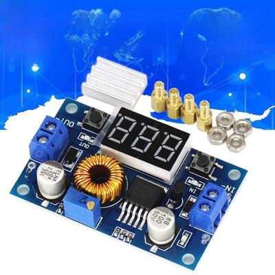 XL4015E 5A 75W High Power DC-DC Adjustable Step-Down Module with Voltage Display - Superior To 2596 Model