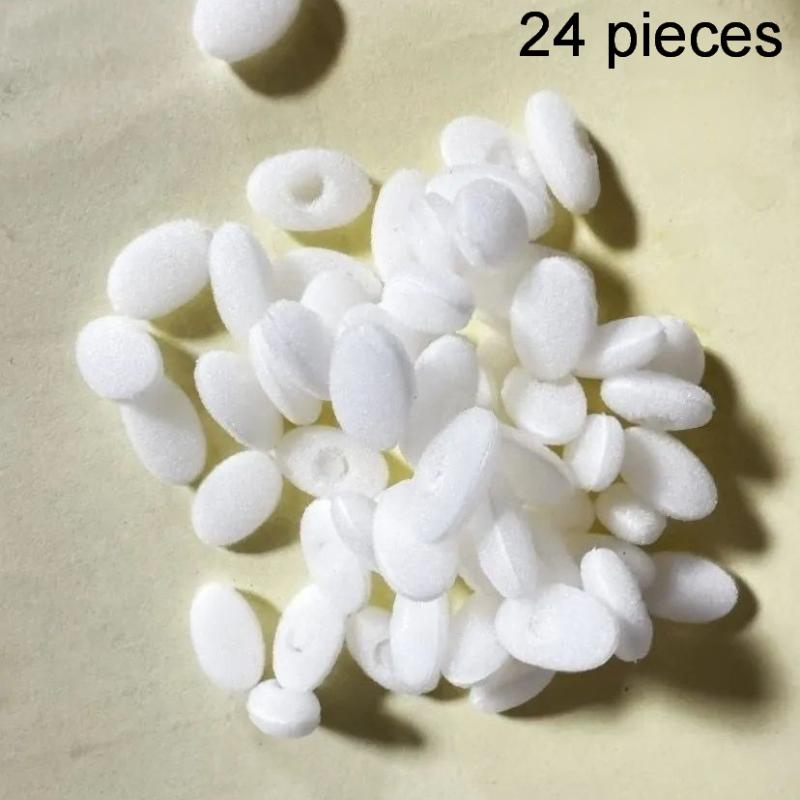 Self-adhesive Anti-slip Soft Glasses Nose Pads 8/16/24Pcs Foam Material Easy to Replace for Eyeglass Repair Kit