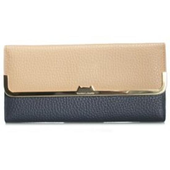 Tsumori Chisato Women's Long Flap Wallet, Shrink Combination, Yellow