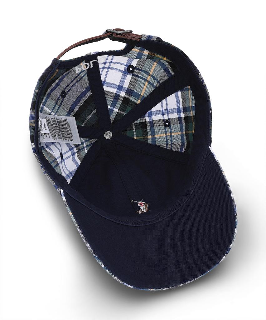 POLO RALPH LAUREN Plaid Oxford Ball Cap - White