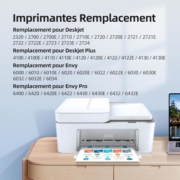Ink Cartridge 305 XL - GENERIC - Black and Color - Compatible HP DeskJet and ENVY - High Yield