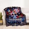 Bayern Munich Dreams Personalized Name Blanket Throw Customizable Blanket Durable Comfort Suitable for Bedding Sofa Living Room Picnics