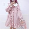 Lady Lazy Lolita Langarmkleid Einteilig Über dem Knie Rock Loli Rüschen Kostüm Fotografie Sweet Loli Prinzessin Cosplay Anime Crossdressing
