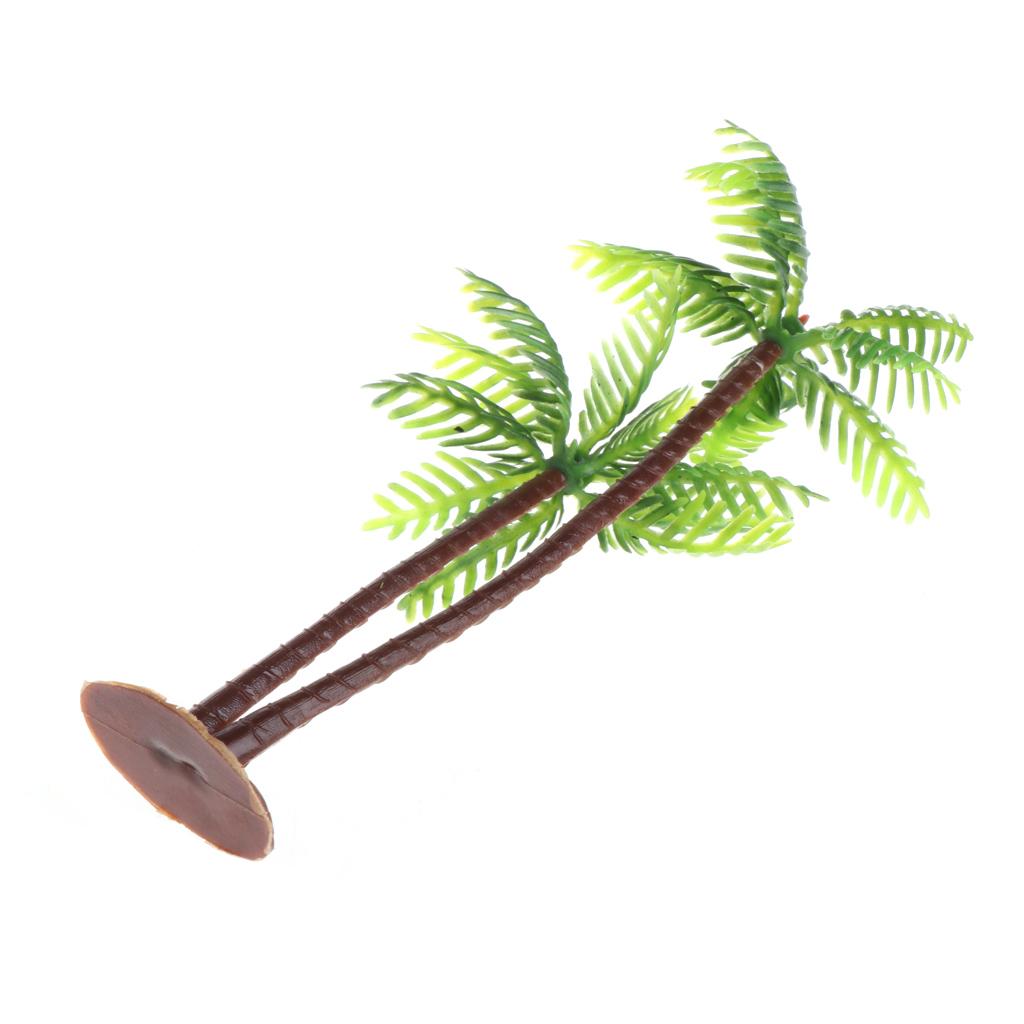 Mini Scenery Landscape Model Simulation Coconut Palms Tree Home Decor Ornaments